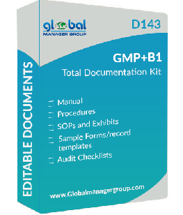 GMP+ B1 Documents - Manual, Procedures, Checklist in English