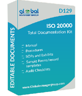 Iso 20000 Documents With Itsms Plan Procedures Audit Checklist By Globalmanagergroup